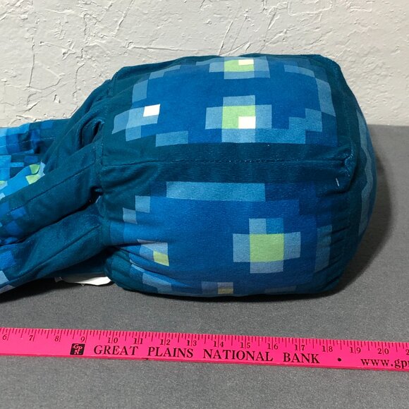 MINECRAFT Earth Glow Squid 19 in Pillow Glow In The Dark Plush - Picture 11 of 11